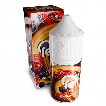 Жидкость для ЭСДН RELL ULTIMA  "Peach and Berries" 3мл 0мг.