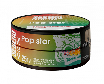 Табак Sebero Arctic Mix, 25гр "Pop star / Арбуз, Дыня, Лайм, Мята,Арктик"