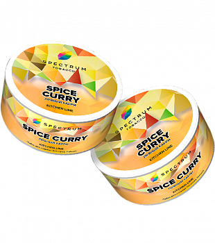 Табак Spectrum Kitchen Line, 25гр "Spice curry / Пряный карри"
